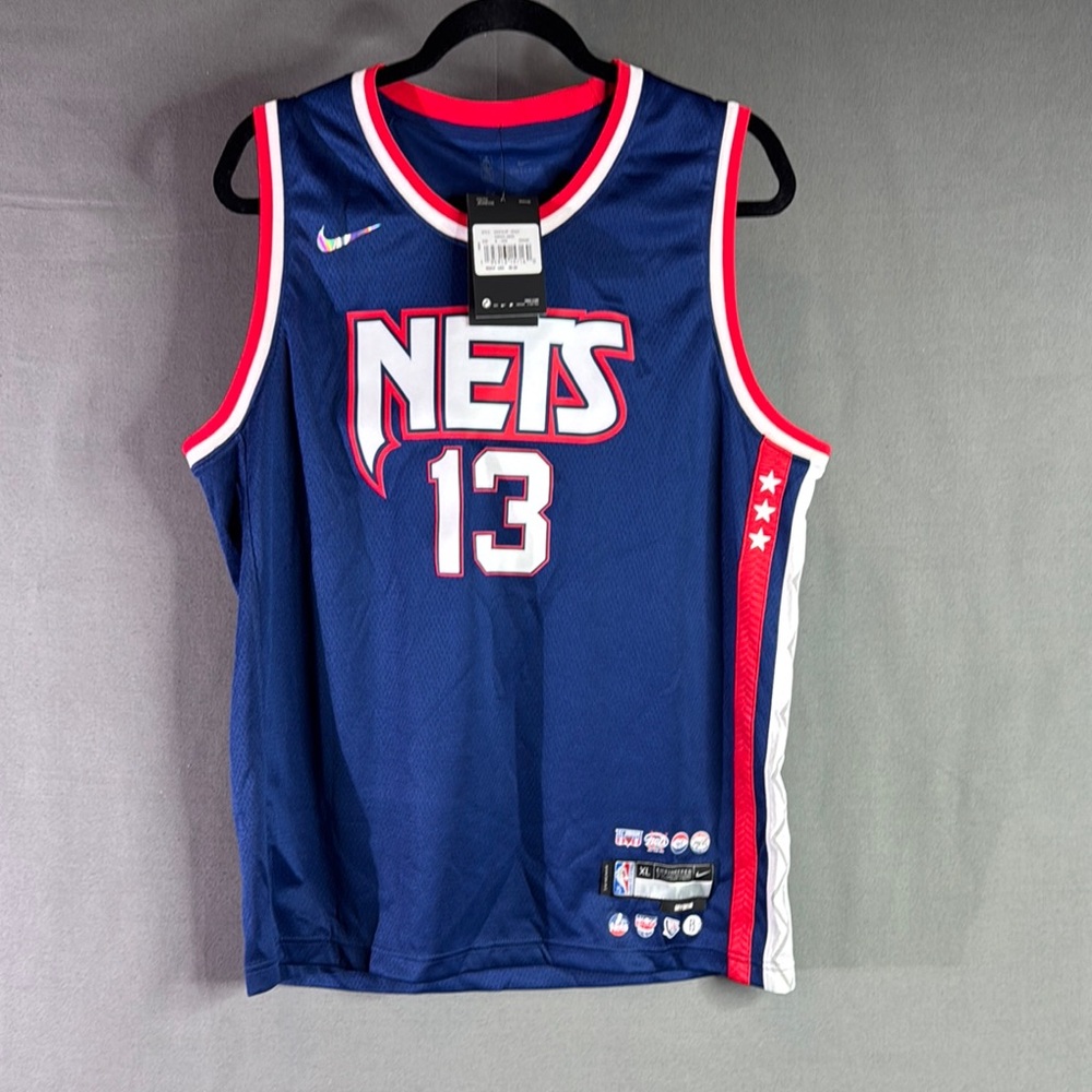 Nike Nets‎ Harden Blue and Red Jersey size extra large youth